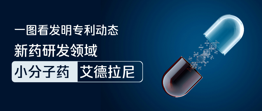 一圖看發(fā)明專利動態(tài)｜新藥研發(fā)領(lǐng)域——小分子藥-艾德拉尼